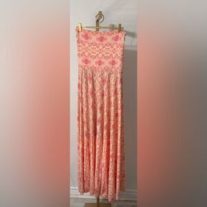 Victoria's Secret Pink Floral multi wear Maxi Skirt or dress- Small